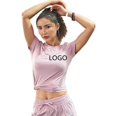 China Custom LOGO Wear Sports Running Fitness Yoga Women Anti-Shrink IVY Latest Design Skinny Breathable for sale