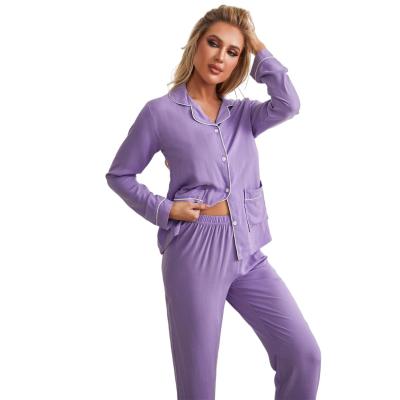 China QUICK DRY Manufacturers Provide Safe Material Women's Pajamas Set For Ladies Pajamas for sale