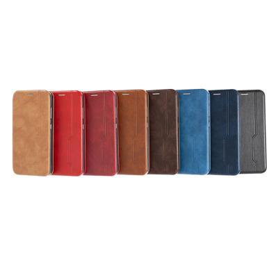 China Best Selling Anti-fall Adsorption Original Flip Magnetic PU Leather With Card Slotcase Mobile Phone for sale