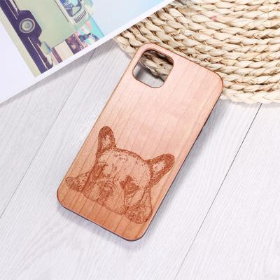 China Factory Direct High Quality Animal Mobile Cover Shockproof Phone Case 2 In 1 Wooden Cell Phone Case for sale