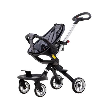 China Multifunctional Purpose Ready to Board 3in1 Baby Carriage Sitting Lying Folding Baby Stroller for Newborn for sale