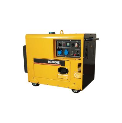 China Portable Factory Directly Sell 6kva 5.5kw Silent Generator DC Dynamo Diesel Generator Silent for sale