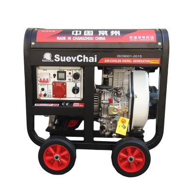 China Factory price 8kw 8kVA portable three phase open type diesel generator for sale for sale