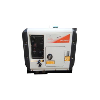 China 6kw 6KVA Mini Portable Portable Diesel Generator Silent Generator Set for sale