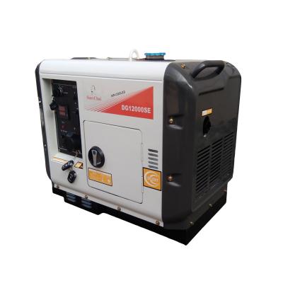 China Mini Portable 10kw 10kva Portable Diesel Generator Silent Generator Set for sale