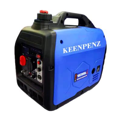 China Best Selling Super Silent 2kw 2000watt 2000w Gasoline Power Inverter Generator For Camping 480*290*430mm for sale