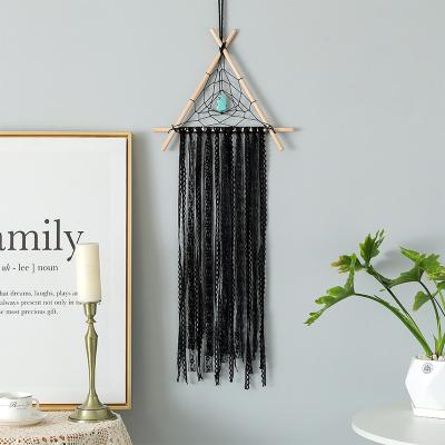 China New Modern Dreamy Catcher Feather Home Decoration Ornaments Central Statistical Style Nordic Style Gift Wedding Wall Wind Chime Creative Wall Hanging for sale