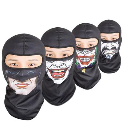 China Clown face mask anti-smog face sports fun CS mask dustproof and windproof headgear outdoor skiing cycling protection clown mask for sale