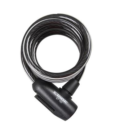 China ETOOK 1500mm Steel Cable Lock Bicycle Cable Wire Lock Cable Lock For Bike for sale