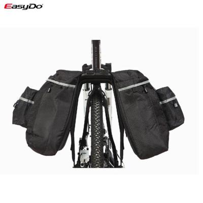 China Large Capacity Waterproof Bicycle Travel Bag Bike Waterproof Rear Seat Bag for sale