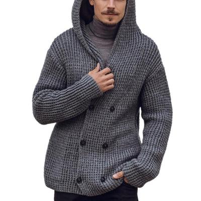 China 2021 Anti-wrinkle OEM wholesale new design fashion casual men's cardigan knitted sweater for sale