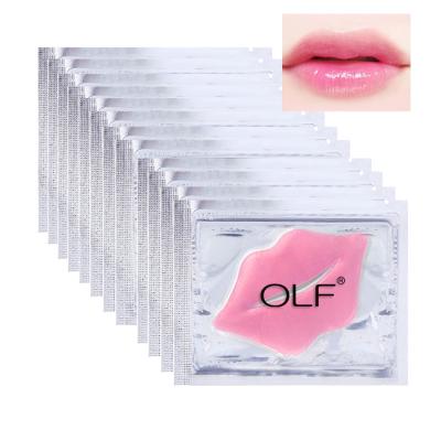 China Private Label Nourishing Lip Care Moisturizing Crystal Pink Organic Gel Collagen Lip Mask for sale