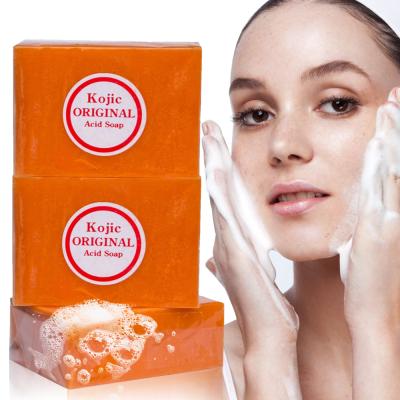 China Private Label Soap Organic Bar Philippines Base Cleansing Natural Whitening Kojic Acid Soap For Face for sale