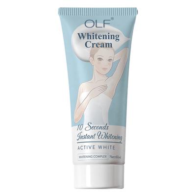 China Moisturizer Private Label Skin Whitening Face Body Cream For Armpit Legs Knees Black Skin Whitening Cream for sale