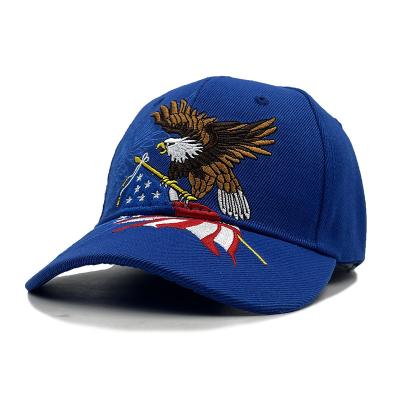 China People's Men and Women Hip Hop Baseball Cap Embroidered USA American Flag for sale