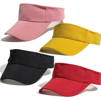 China Picture Plain Color Sports Sun Visor Hat Quick Dry Running Sun Visor Hats for sale