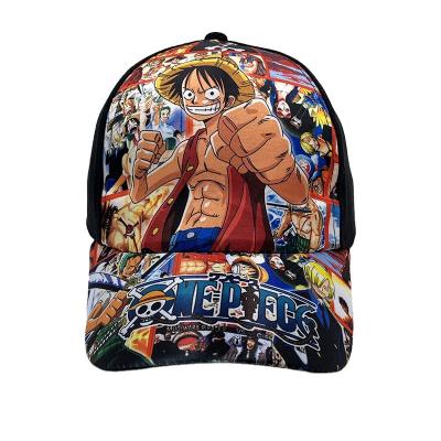 China Fashion nine piece printing children's baseball cap summer cartoon sunshade hat for sale