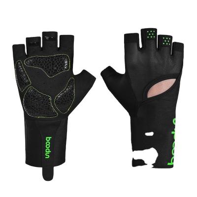 China New Women's High End Fitness Gloves Unisex Non-slip Half Finger Breathable Yoga Gloves for sale