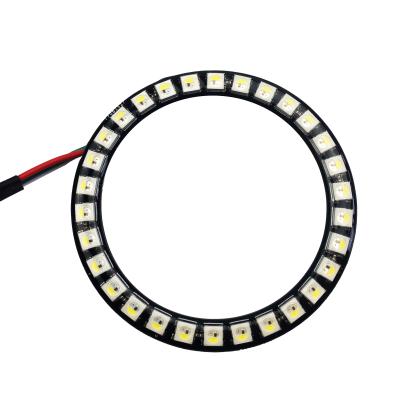 China Long Life 60mm 70mm 80mm 90mm 100mm 110mm 120mm Car 12V Led Constant Current Angel Eyes Halo Ring With Lampshades for sale