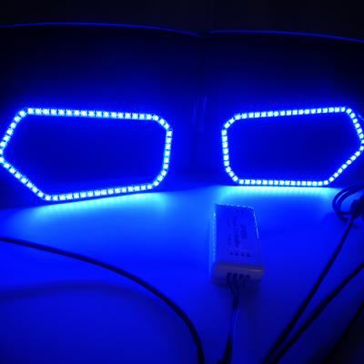 China Headlight halo kit New Released Angel Eye RGB led halo Ring Kit Customized Car Lighting for sale