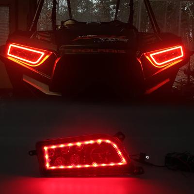 China Headlight halo kit RGB car lights High Quality Ring Polari s Rzr Colorshift LED Halo Kit App Control headlight for sale