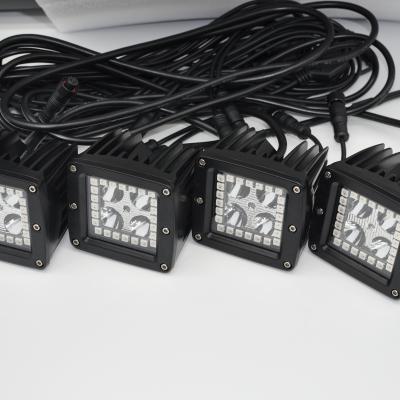 China Car Accessories LED Fog Light Lug Bar 2PCS 28W 2inch Plastic Work Light Pod Off Road Waterproof 12V 24V for sale