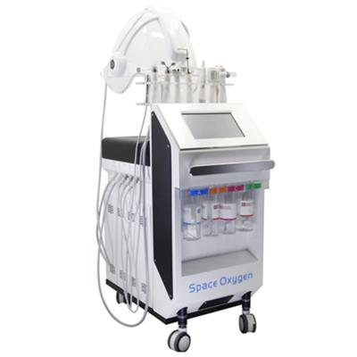 China Pigment Removal Skin Care h2o2 Bubble Ultrasound Water Oxygen Facial Jet Peeling Machine For Facial Massage for sale