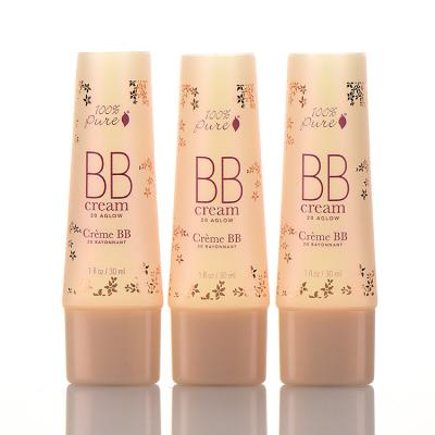 China Cosmetic 30ML Stocks Custom Empty Eco Friendly Biodegradable Plastic Cosmetic Plastic Hand Cream Tube for sale