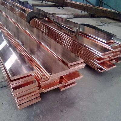 China Construction Flat Copper Busbar Grounding Busbar Copper Earth Rod Copper Round Bar for sale