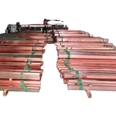 China Manufacturer 99.99% Purity Busbar Flat Bar Mill Construction Copper Electrical Edge Copper for sale