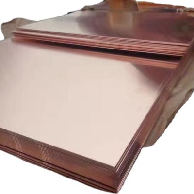 China Construction 99.99% Pure Copper Plate 5mm 3mm Thickness Copper Roof Sheet for sale