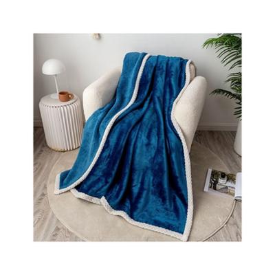 China Anti-Static Woven Knitted Fur Blanket Throw Set Soft Baby Blanket Cotton Throw Blankets For Home Decor for sale