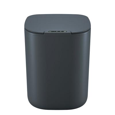 China 16L Viable Wholesale Non-contact Kitchen Waste Auto Rubbish Trash Bin Battery Models Smart Sensor Trash Can for sale