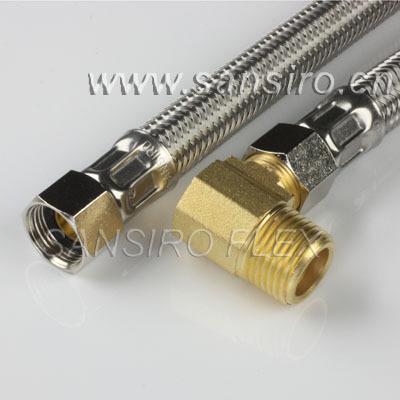 China Stainless Steel American Wire Ice Maker Standard Flexible Braided Dishwasher Hose for sale