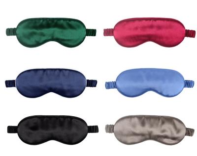 China Breathable Fashionable Mulberry Velvet Set Silk Eye Mask With Elastic Strap Band for sale