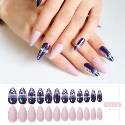 China Easy Apply Artificial Fakenail China Supplier Long Fake Nail Designs Wholesale for sale