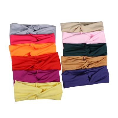 China Custom Fashion Popular Women's Eco-Friendly Designer Colorful Sport Headbands for sale