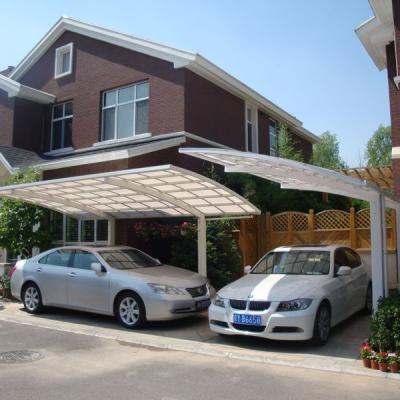 China Polycarbonate Steel And Aluminum Car Parking Garage /Car Parking Shade Port/Car Garage Price Of Parking Lot for sale