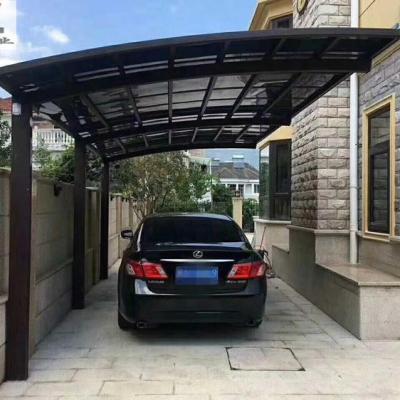 China Wind And Rain Resistant Aluminum Parking Lot Garden Shed Patio Tents Aluminum Frame Parking Lot for sale