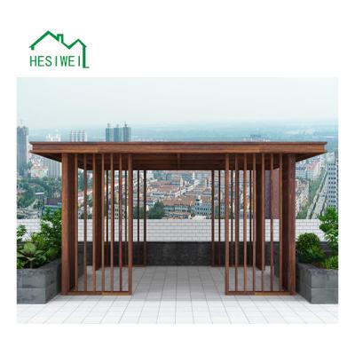 China 100% 3*3M Aluminum Luxury Outdoor Garden Gazebo UV Protected Pergola for sale