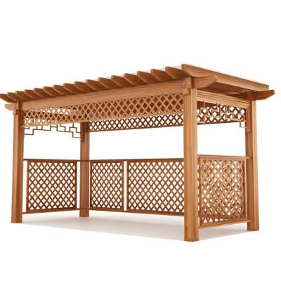 China Modern Auto Exterior Aluminum Patio Pergola Opening Easily Assembled Louvered Roof for sale