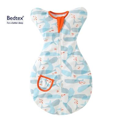 China Anti-static Colorful Baby Wearable Blanket Wrap Toddler Newborn Sleeping Bag for sale