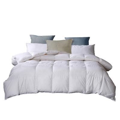 China Home 10.5 Goose Quilt Adiathermic Power Goose Feather Down Comforters For Beds for sale