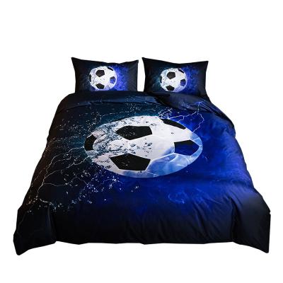 China Nondisposable Basketball Bedding Set Duvet Cover 3D Printed Bedding Set for sale