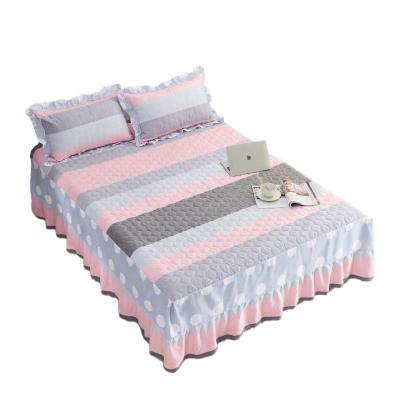 China Home Bed Skirt Set Sheet Home Ruffled Fancy Skirt for sale