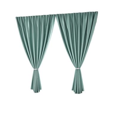 China Wholesale Blackout Blackout Modern Single Curtain Benitez High Shading Curtain Fabric Free Perforating HOOK AND LOOP for sale