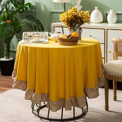 China Solid Color Nordic Multifunctional Rectangle Table Cloth Tablecloth Linen Party With Low Price for sale