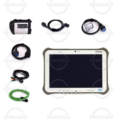 China MB sd c4 butt version for mb sd c4 connect star diagnostic mb star plus to FZ G1 Touchpad with WIS CPE xentry mb diagnostics software for sale