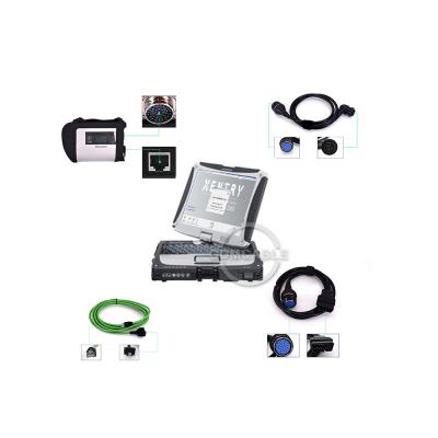 China mb sd c4 full set sd connect multiplexer mb sd c4 truck diagnostic tools to Xentry DAS WIS CPE car truck diagnostic scanner 19 cf laptop computer for sale