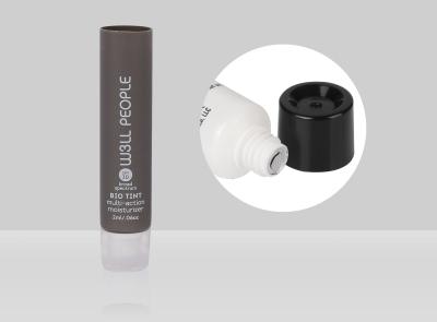 China Tubos cosméticos de encargo D13mm 1-5ml Grey Custom Cosmetic Containers de la muestra de la crema de la loción en venta